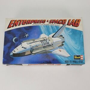 Revell Enterprise & Space Lab 1/144 Scale Model Kit H-200 Vintage 1978 NASA